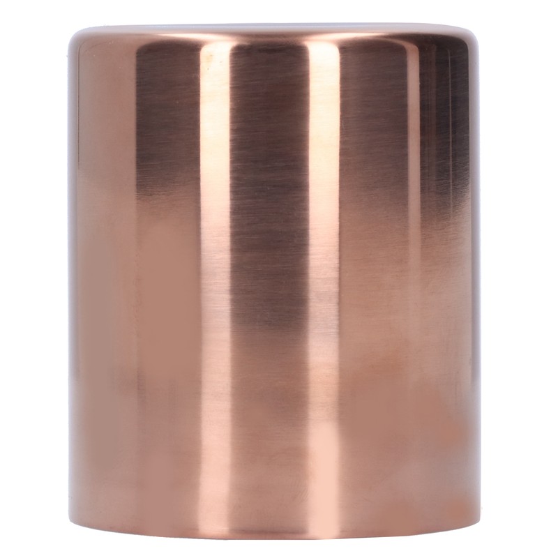 Round Pen Holder Stainless Steel Vase Cosmetic Brush Container Desktop