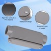 CKVIHAV 4Pack 3/4 Inch Rigid PVC Conduit Body Type C,