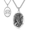 LES OSEWA 925 Sterling Silver Patron Saint Necklace Amulet Miraculous