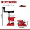 Pipe Clamps 3/4 inch Pipe Clamps for Woodworking Heavy Duty