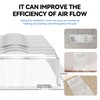 Sideways Magnetic Vent Extender for Under Furniture, Floor Resiter Vent