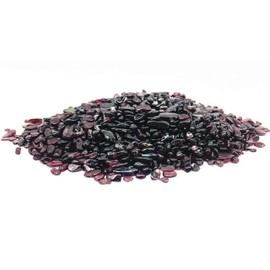 Zungtin 450g Garnet Small Tumbled Chips Crushed Stone Healing Reiki Crystal Jewelry Making Home Decoration