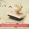 Pizza Stone Brush 4" x 5" Hardwood Handled Pizza Stone