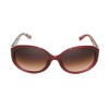Salvatore Ferragamo SF683SA Sunglasses, pearl red/brown gradient