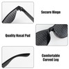 JINSIHU 4 Pairs Black Unisex Stenopeic Eyewear Eyewear for Vision