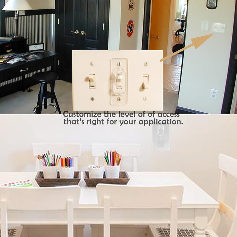 Wall Switch Guards Cover,Light Switch Guard Plate Covers,Child Proof Toggle