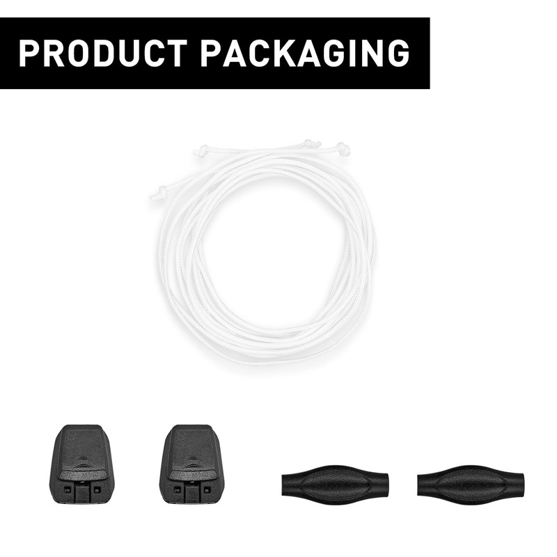 UamGlsob Thin Shoe Laces for Ski Shoes, 1/16"(1.5mm) No Tie