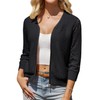 GRACE KARIN Womens 3 Quarter Sleeve Oversized Lightweight Cardigan V
