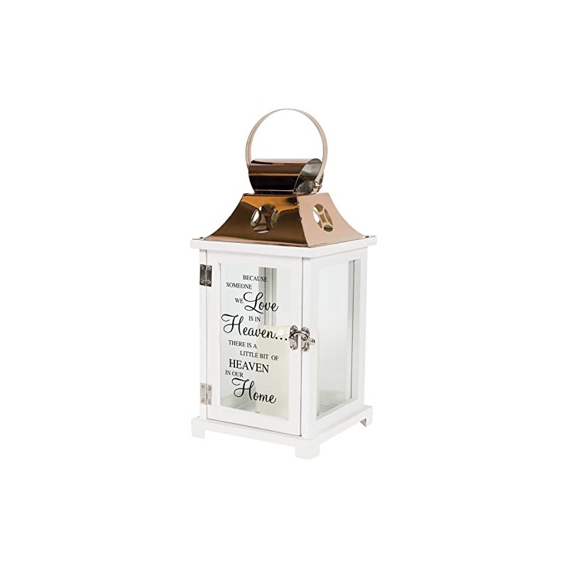 Heaven in Our Home Flameless Candles Copper Lantern