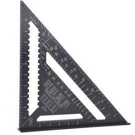 12 inch Black Aluminium Right Angle Triangle Ruler Rustproof Protractor  Carpentry ToolAluminum Profile