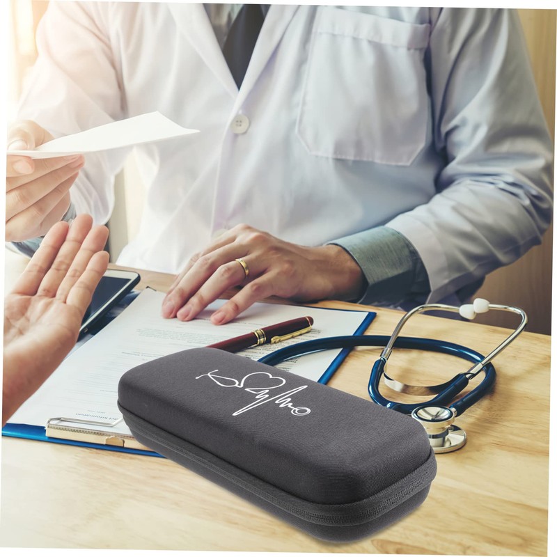 IWOWHERO Stethoscope Carrying Case Shockproof Nurse Accessories Storage Bag Lightweight