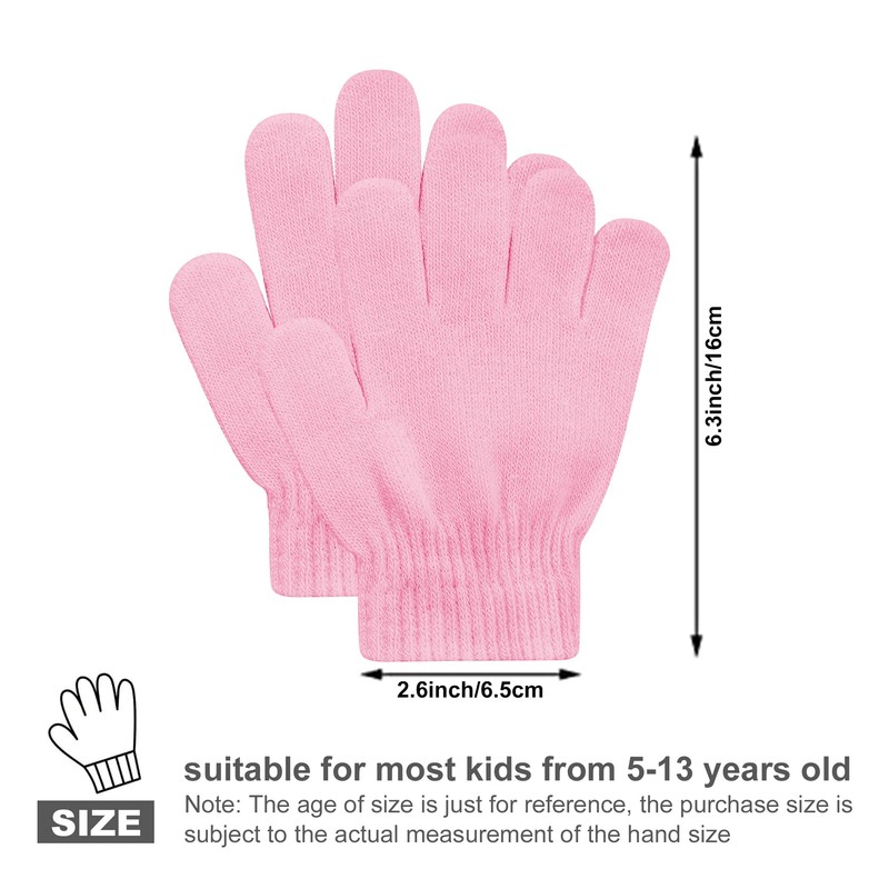 Uttpll Kids Gloves Winter Knit Gloves for Toddler Baby Magic