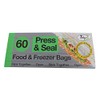 Tidyz Press & Seal Food & Freezer Bags Pack 60