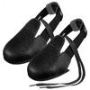 NUOBESTY Safety Shoe Covers, Anti-Smash Leather Overshoes with Slip-Resistant Sole,