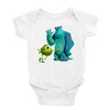 Mike and Sully Monster's Inc. Short Sleeve Unisex Onesie (3-6)