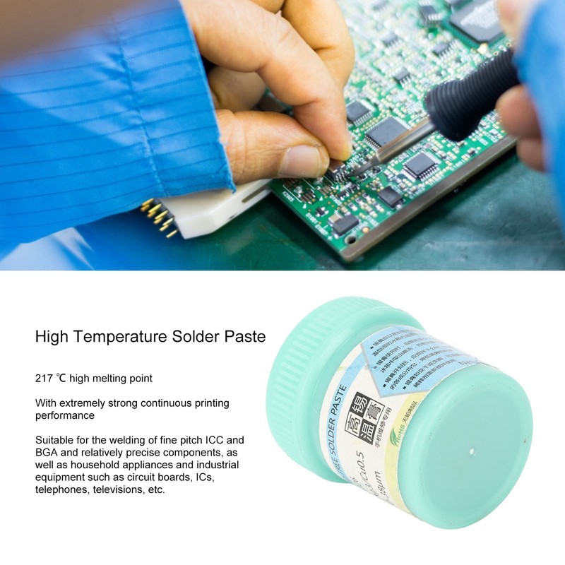 SFD 226 High Temperature Solder Paste Sn96.5 Ag3 Cu0.5 217℃