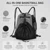 DEKAYAKER Drawstring Basketball Bag - Portable Soccer Volleyball Carrier Expandable