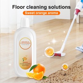 Nukisa Floor Cleaning Solution Compatible With Tineco, Deep Cleans for Multiple Hard Floors, Suitable With All Robot Vacuums with Mopping and Cordless Wet/Dry Vacuum Mop (Sweet Orange 2 Bottle)