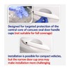 3M-5pcs Car Door Handle Cup Protector/Sticker/Guard, 3M-PPF(Paint Protection Film), Clear(Transparent),
