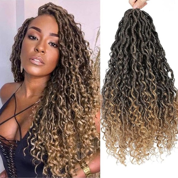 Soku 5 Packs Boho Locs Crochet Hook 45 cm Goddess