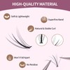 Individual Lashes 100 Clusters Eyelashes Extensions C Curl Natural Fairy