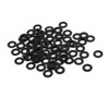 sourcingmap M4 x 8mm x 0.8mm Black Zinc Plated Flat