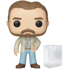 POP Stranger Things - Jim Hopper (Date Night) Funko Vinyl Figure (Bundled with Compatible Box Protector Case), Multicolor, 3.75 inches