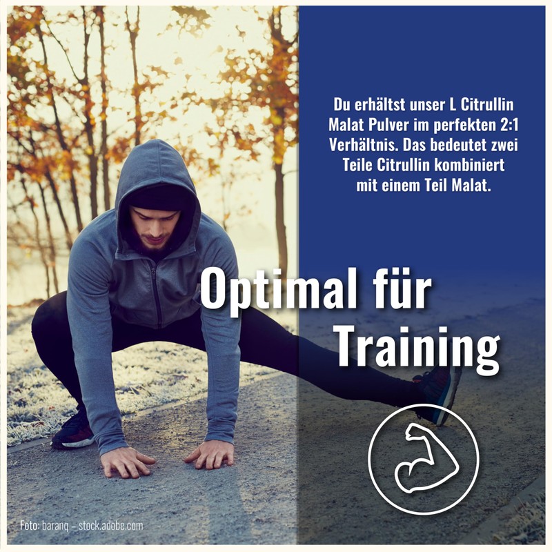 L-Citrulline Malate Powder as 500 g Citruline Powder in a
