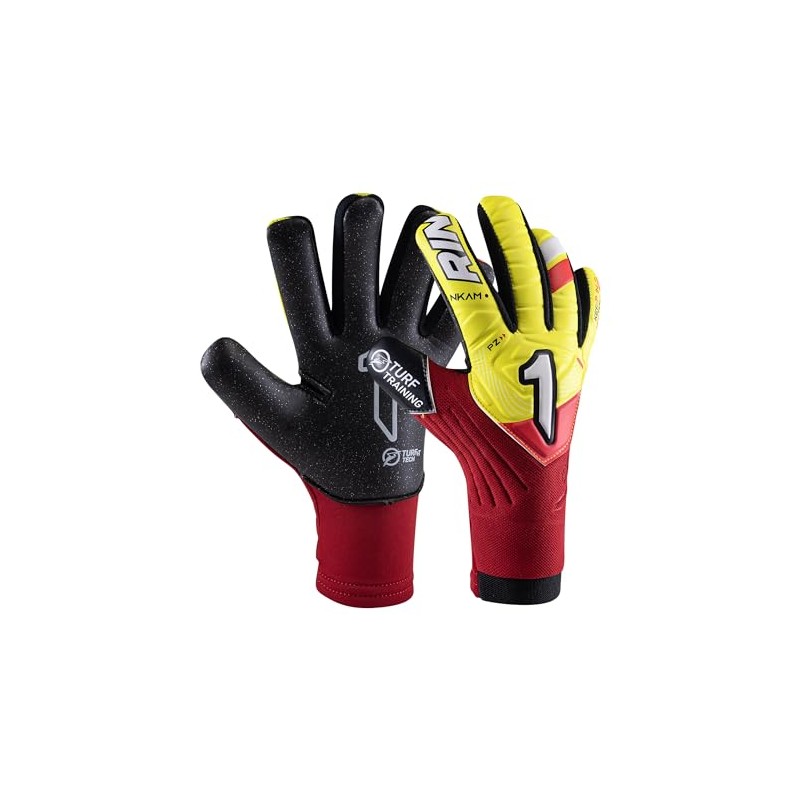 Rinat NKAM Unisex Football Goalkeeper Gloves Training Adult Red Size