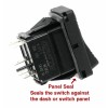 Carling Technologies OTRATTW Carling Tech Contura X Rocker Switch, Polaris,
