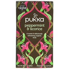 Pukka Tea Peppermint and Licorice Tea 20 Bags, 30g