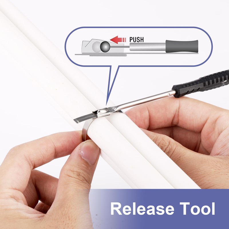 OFFO Metal Zip Ties Cutter for Stainless Steel Tie Wrap,Tensioning