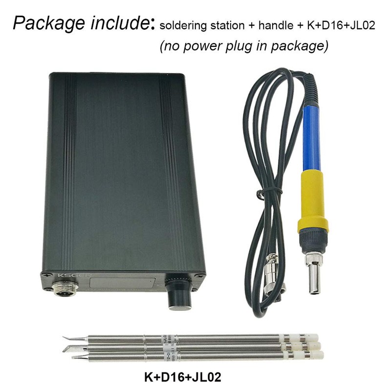 KSGER T12 Soldering Station STM32 OLED V2.1S T12 Iron Tips