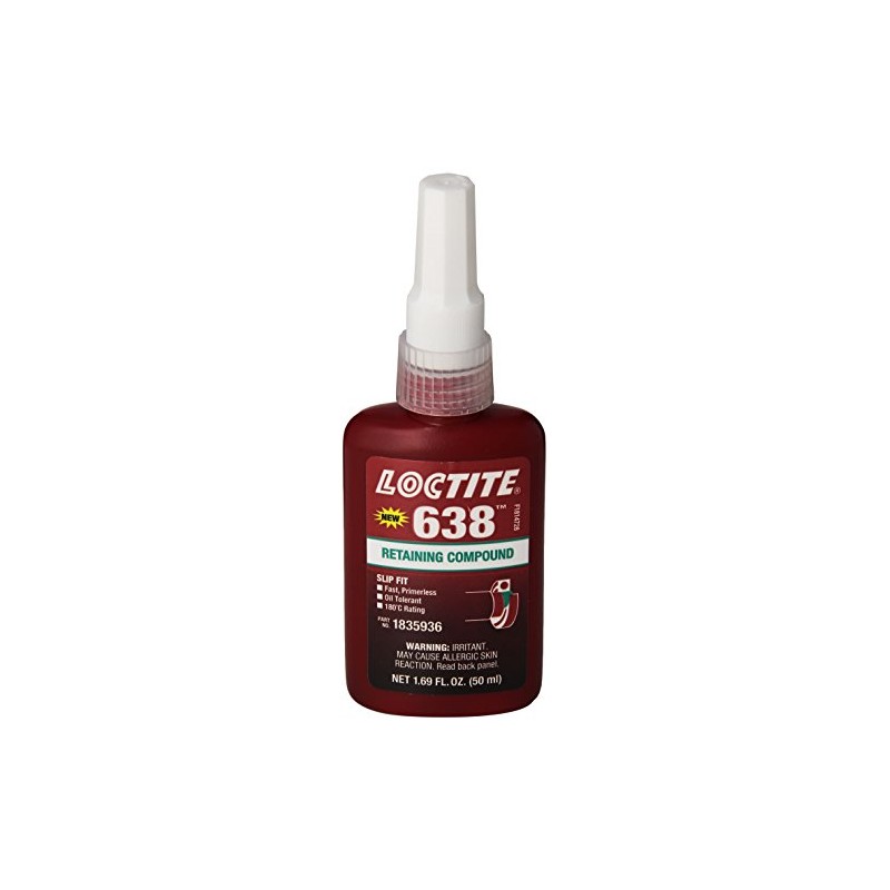 Loctite 21448 Green 638 High Strength Retaining Compound, 50 mL