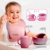 2025 Silicone Baby Feeding Set - All in One: Spoon,