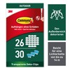 Command Transparente Lichterketten-Clips für den Außenbereich, 26 Clips, 30 Klebestreifen,