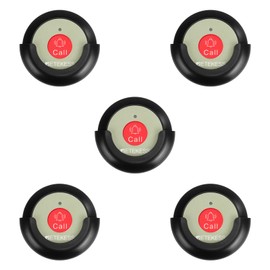 Retekess TH009 Life Alert System,Caregiver Pager,Wireless Nurse Call System,Waterproof,5 Alert Call Button for TH107 Wireless Calling System