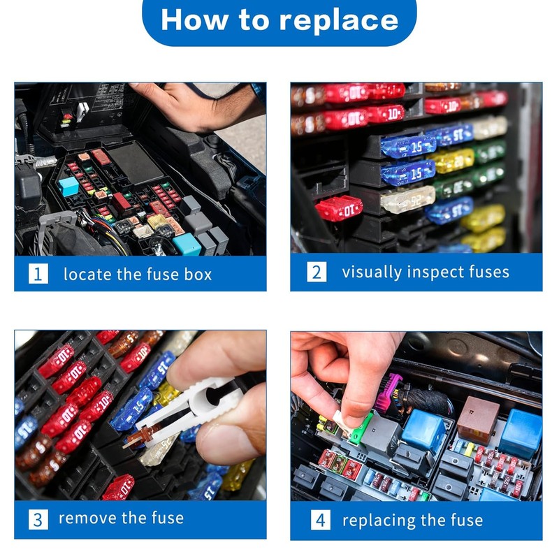 Dodge Ram Trucks Micro MINI Fuse Fuses Assortment Kit Compatible