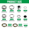 Racewill 4 Sets Trailer Hub Wheel Bearing Kit 25580/25520 LM67048/LM67010
