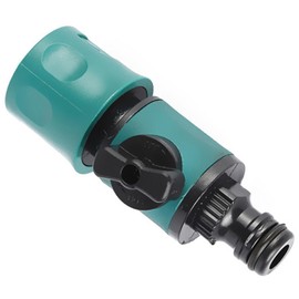 Shut-off Valve for Pipe Connecting Hose Connector with Shut-off Valve Hose Coupling for Pipe Hose Valve Extender Universal Valve Switch Hoses Hose Coupling Can Be Turned Individually