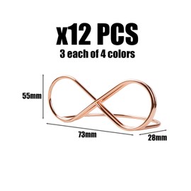 12-Piece Seat Card Holder, 8-Piece Base Holder, Desktop Business Card Holder, Message Note Holder, Card Display Stand, Wedding Seat Sign Holder