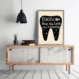 YEEIFFD 5D Diamond Art Dental Quote Tooth Be Told We Love Our Patients Diamond Painting Kits for Adults DIY Paint by Number for Home Recreation and Wall Decoration 12x16 Inches