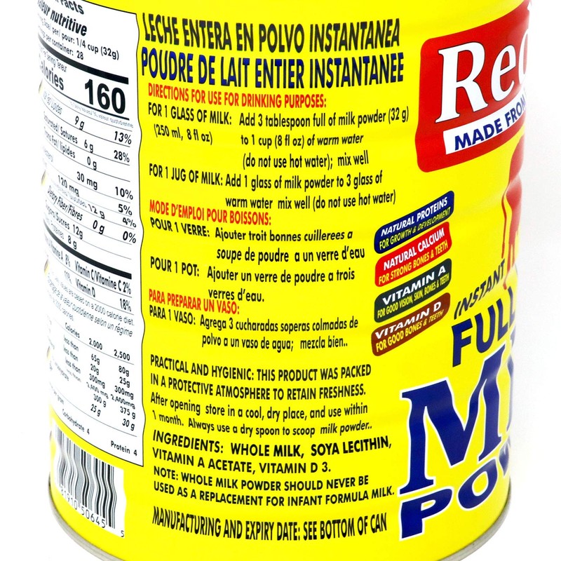 Red Cow Full Cream Milk Powder 900g, Made from Fresh