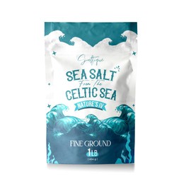 Saltique French Grey Fine From the Celtic Sea 1lb- 100% Unrefined Sea Salt Packed with 82 Minerals Helping You Stay Hydrated, Improve Electrolyte Balance, and Optimal Muscle Function - Doctor Recommended