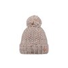 Barts Aitane Bobble Beanie Winter Hat, heather grey