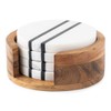 Juliska Stonewood Stripe Coaster Set/4