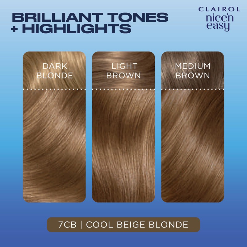 Clairol Nice'n Easy Crème, Natural Looking Oil Infused Permanent Hair