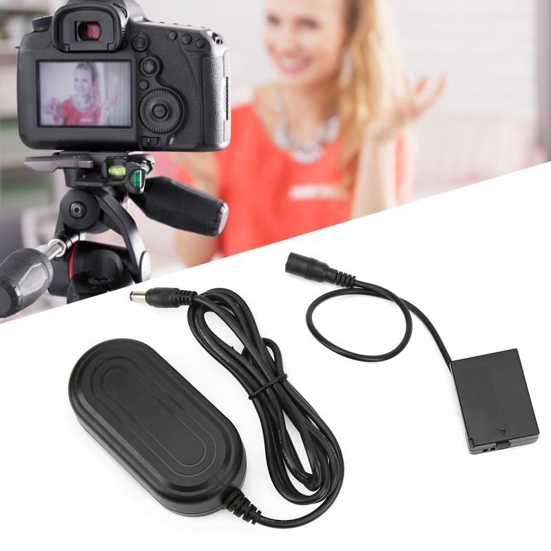 AC Power Adapter DC Coupler LPE10 Full Decoded Dummy Battery