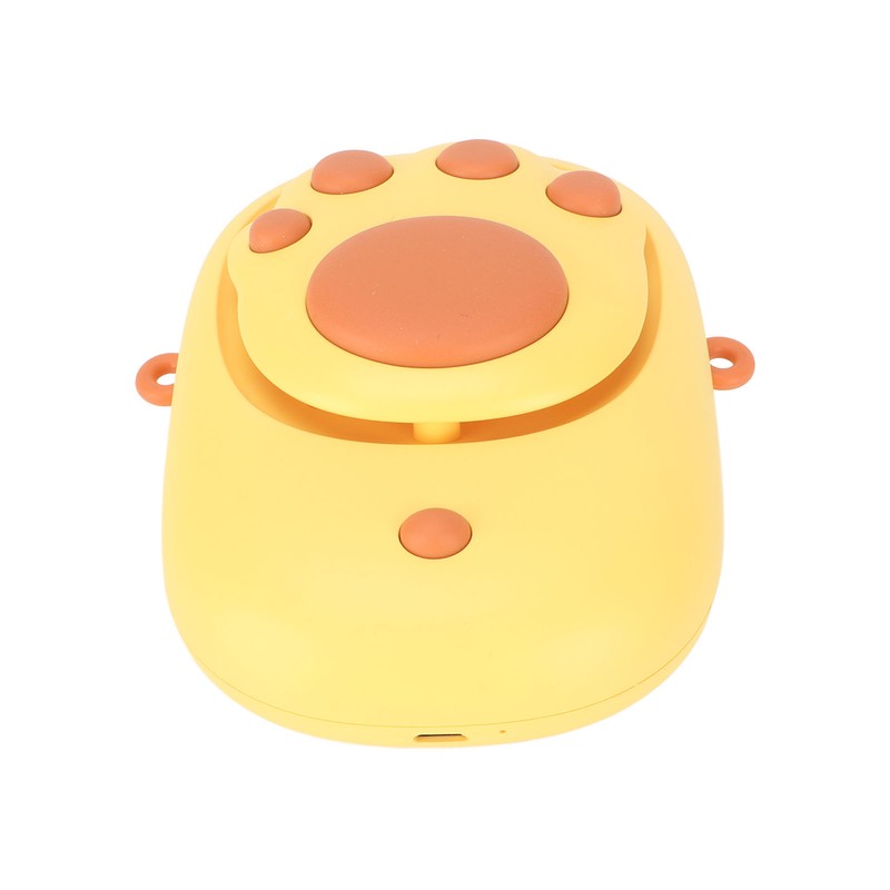 Mini Hanging Neck Fan Cat Paw Shape USB Rechargeable Quiet