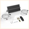 UPONUN Solar Ceiling Lights 2 Pack, Daytime Available 3200K/4000K/6000K Dimmable
